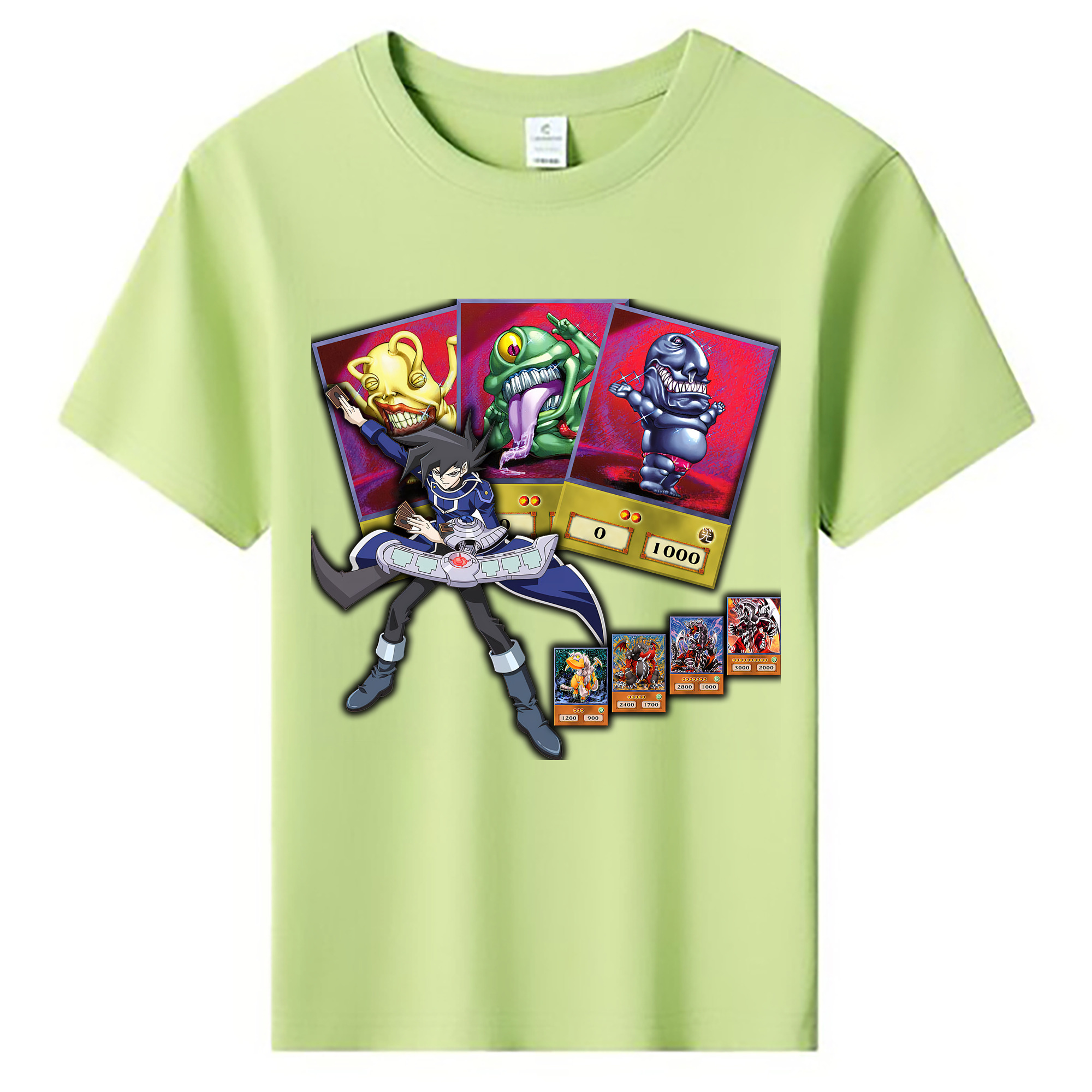 （画像用） 遊☆戯☆王 Yu-Gi-Oh! 綿100％キッズTシャツ（フロントプリント）